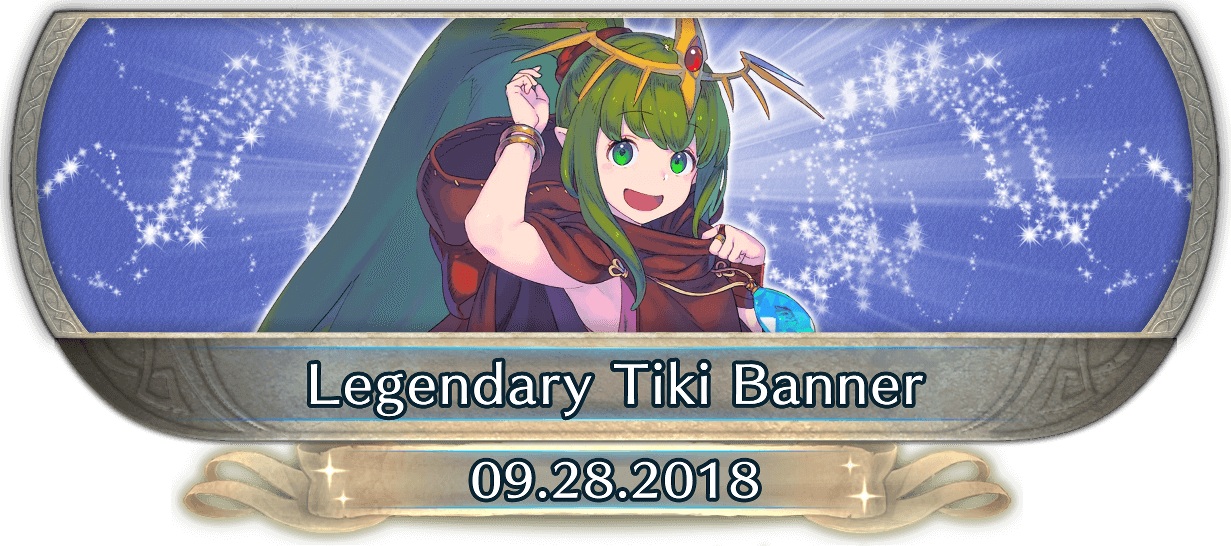 FEH Content Update: 09/27/18 - Legendary Hero - Tiki: Legendary Dragon