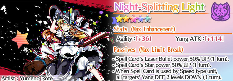 ★5 Story Card "Night-Splitting Light"