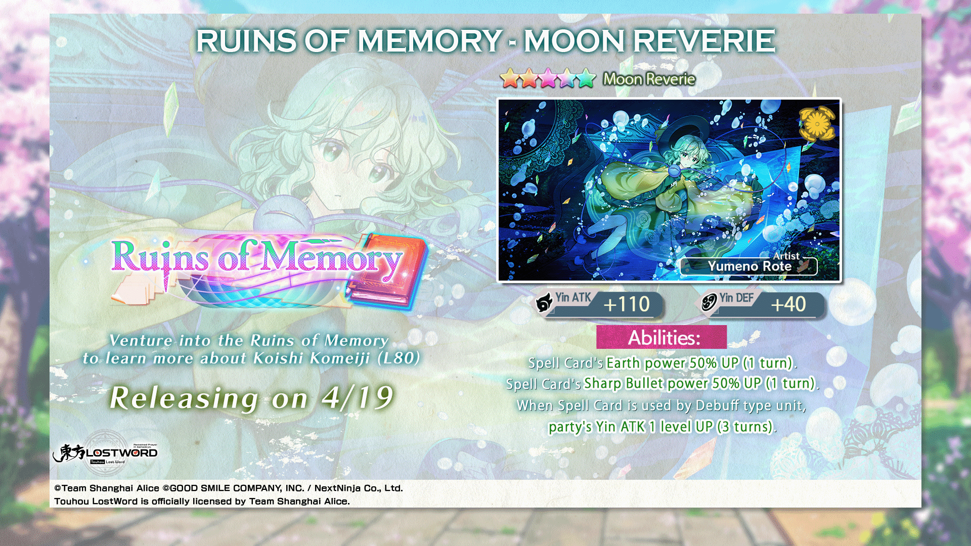 Moon Reverie Card