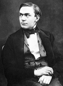 Photograph of a young Alfred Nobel