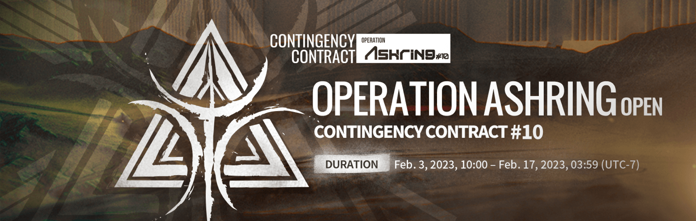 Contingency Contract Season #10 [Operation Ashring]
