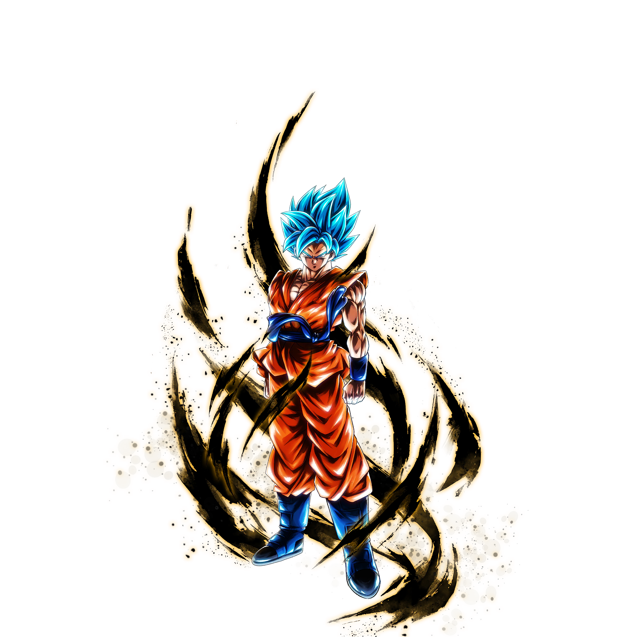 dragon ball z super saiyan Goku Blue Head