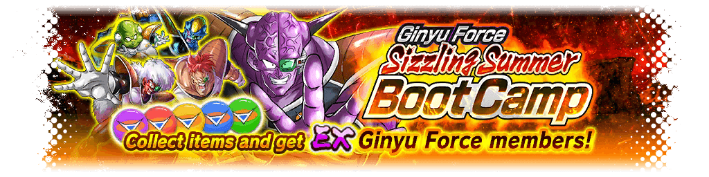 Ginyu Force: Sizzling Boot Camp Event Guide