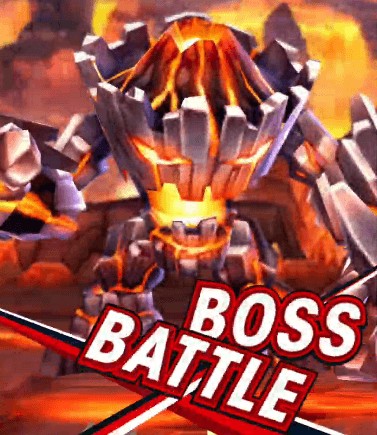 Steel Golem boss battle intro