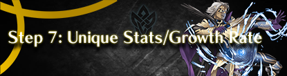 Step 7: Unique Stats and Growth Rate