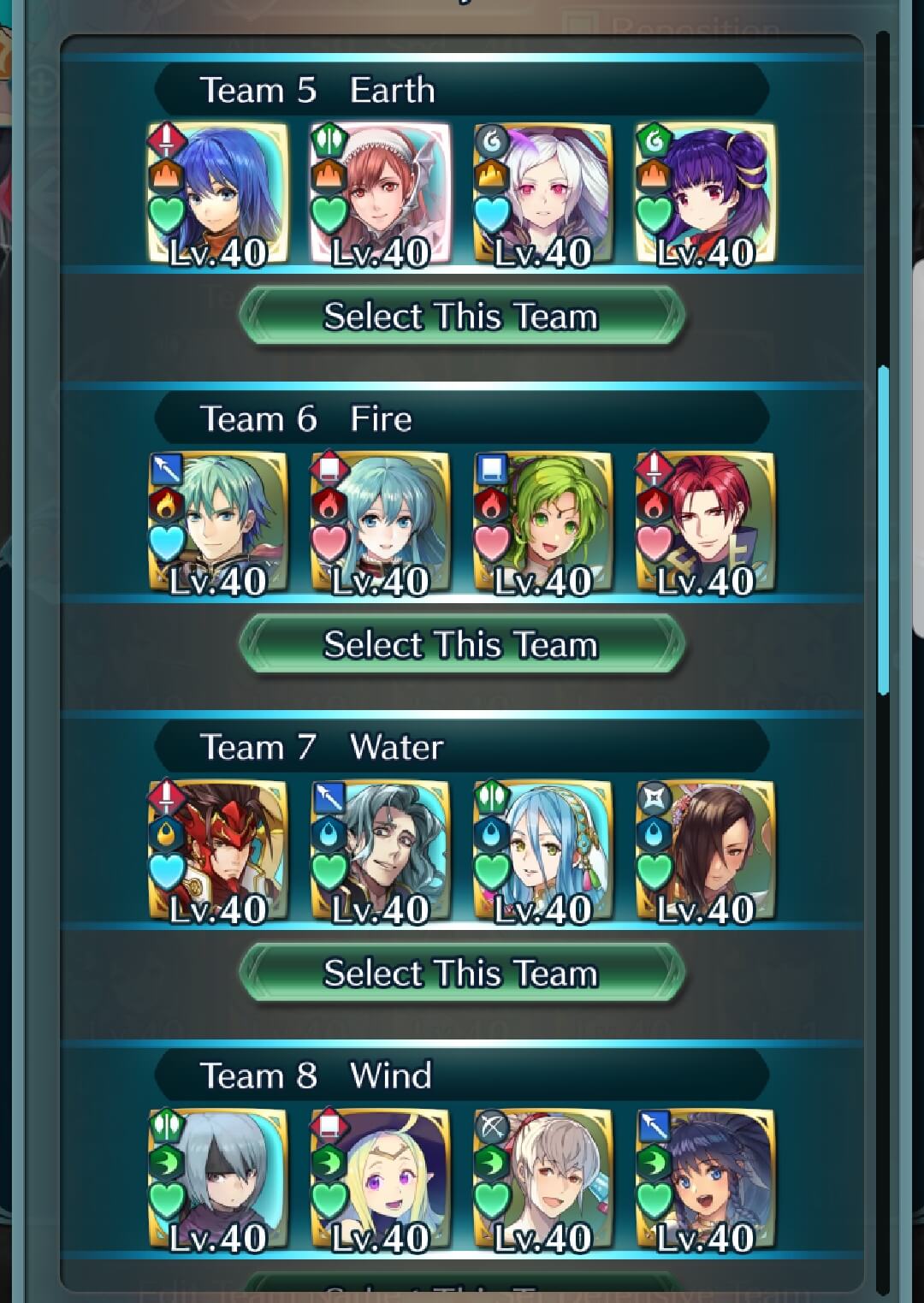 It's good to have sub teams devoted to each individual blessing