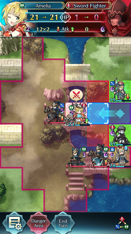 If you aren't running a healer, be extra careful as your units will likely be damaged by now.