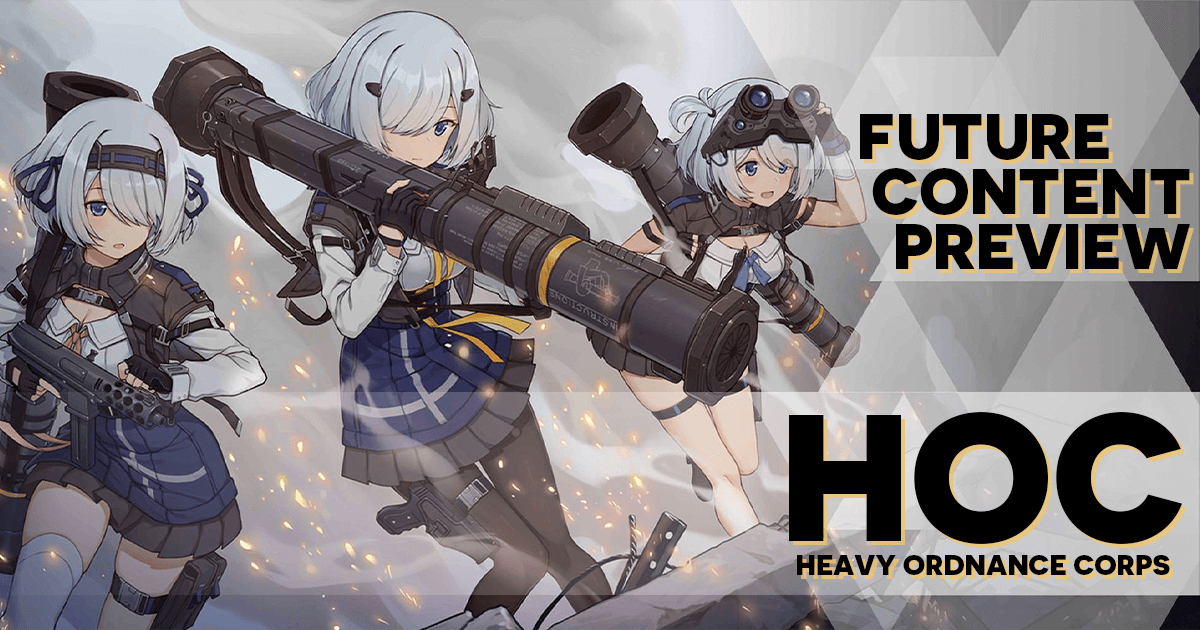 Main banner for "GFL Explained: Heavy Ordnance Corps"