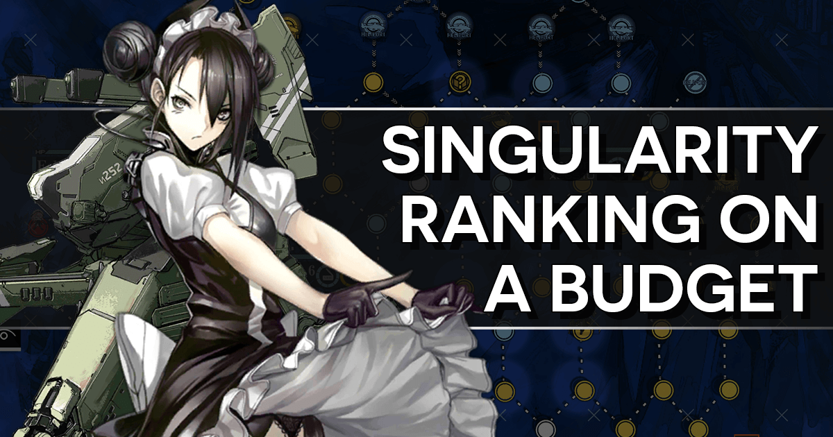 "Singularity Ranking on a Budget" banner featuring Agent and a KCCO Hydra