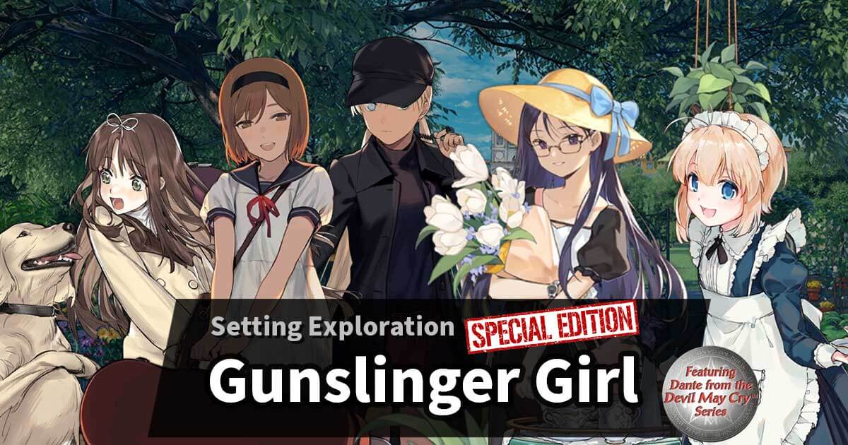 A Special Edition of the Lore Exploration series for the Gunslinger Girl series, showing the collaboration event's backstory and how it all ties together with Girls' Frontline.