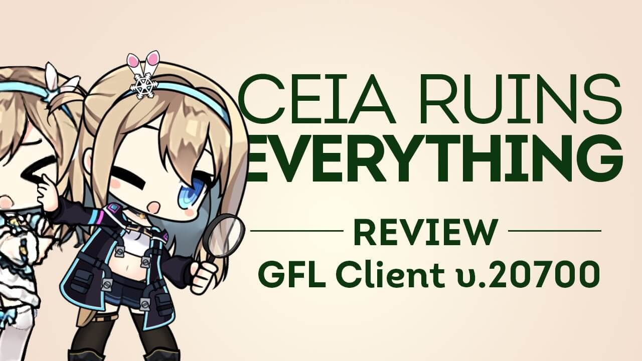 A brief look at Girls' Frontline's new client features for v20700, by GFL YouTuber Ceia. 