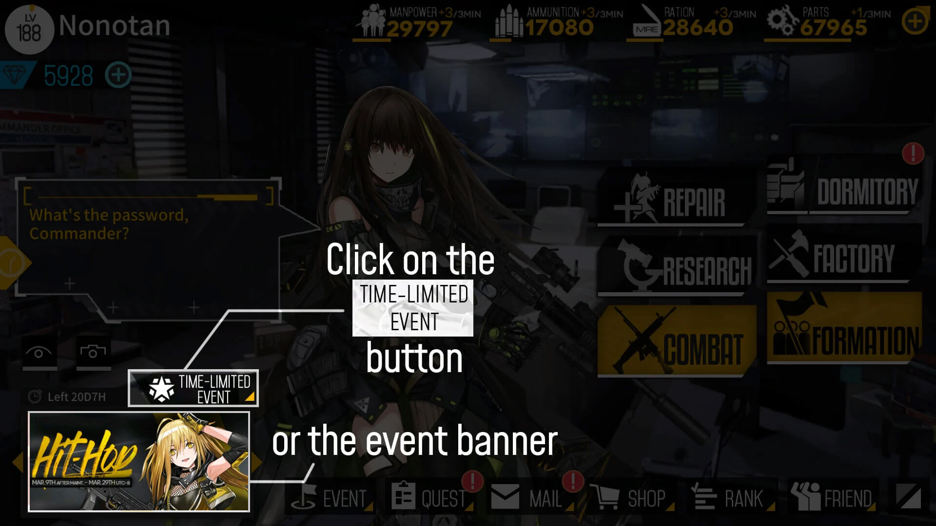Accessing the Hit-Hop Point Event from GFL UI