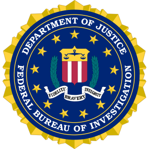 Seal of the Federal Bureau of Investigation.
