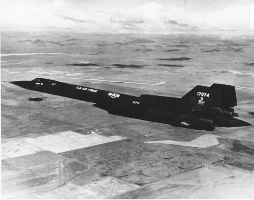 Photo of a Lockheed SR-71A.