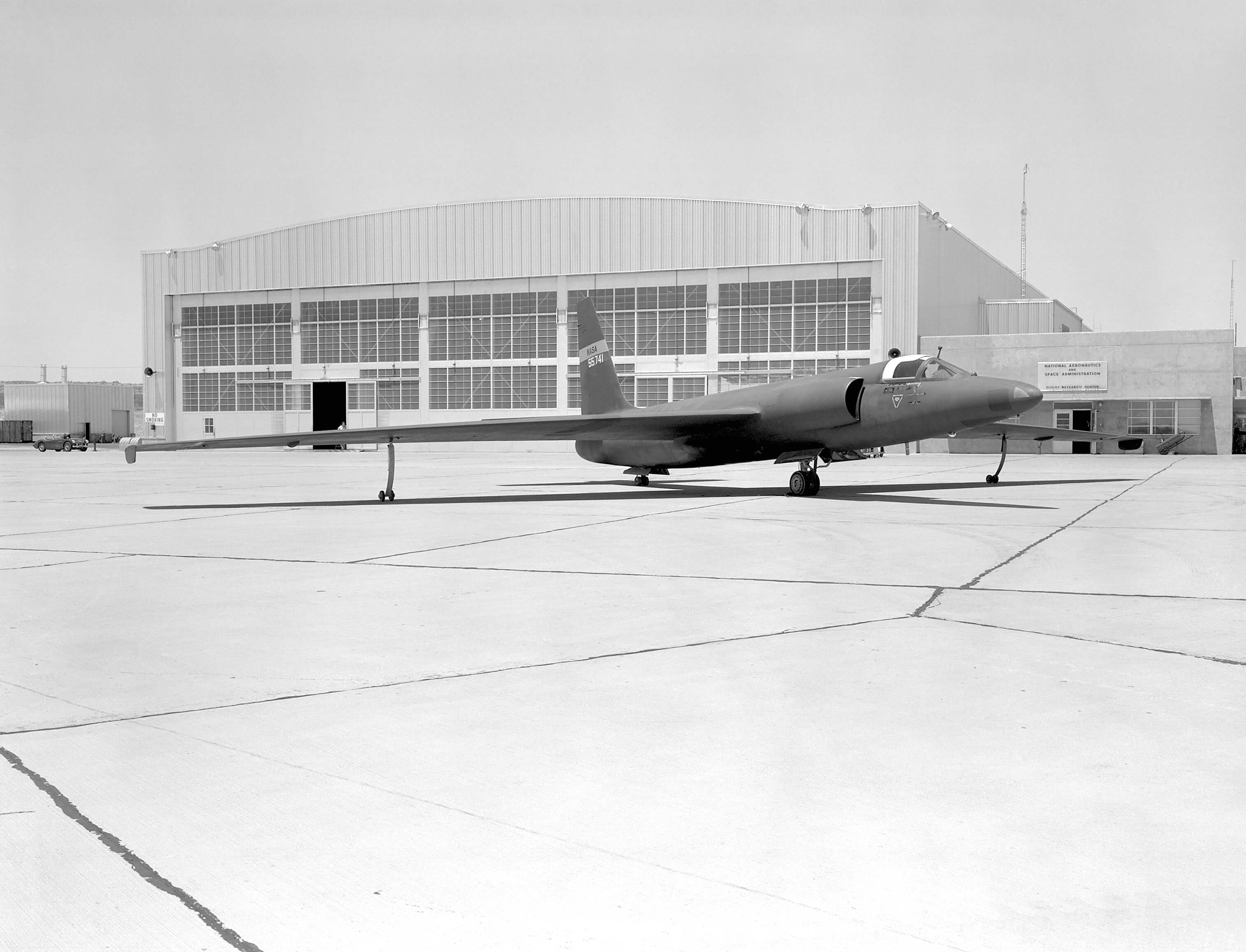 A U-2 plane with fictitious NASA markings in May 1960.