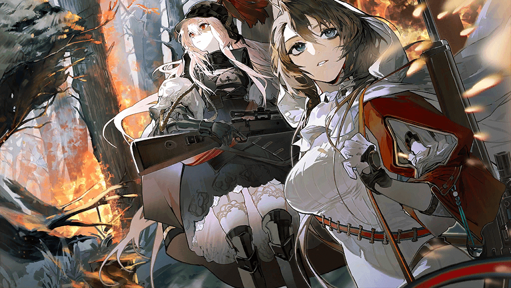 CG of the Dolls Kar98k and Lee Enfield.