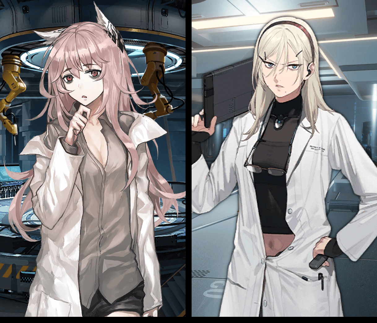 Doctor Persica of 16Lab & Doctor Samantha Shaw.