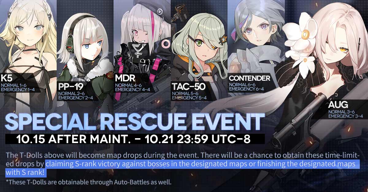 Official banner for the Special Rescue Event