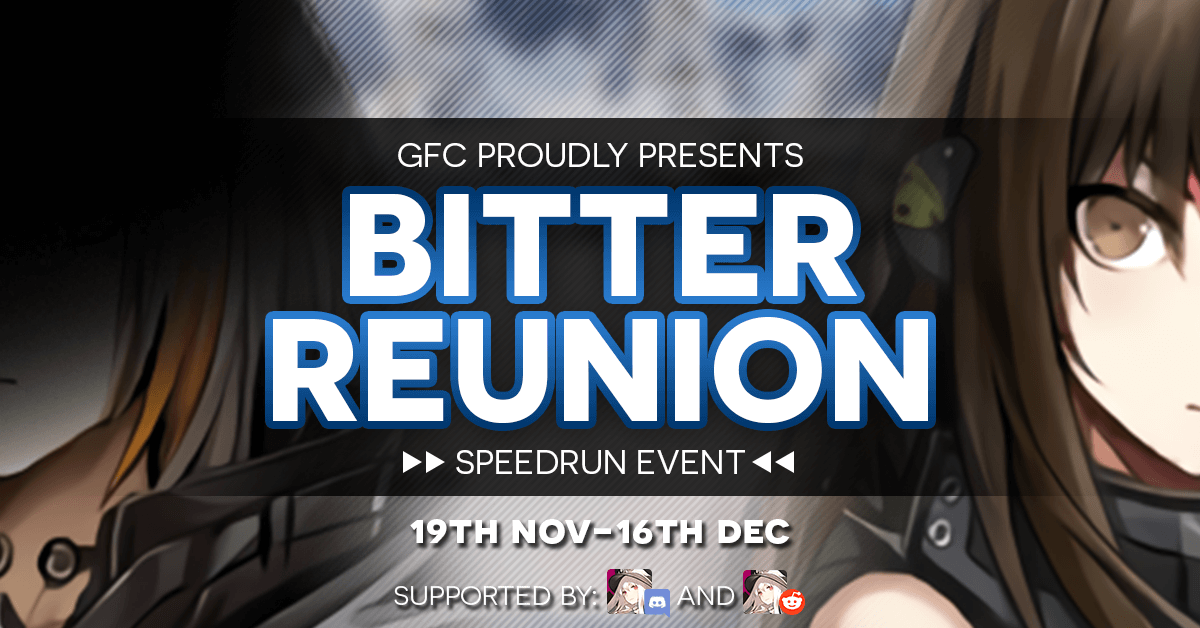 GFL "Bitter Reunion" Community Speed Run Event official GFC banner