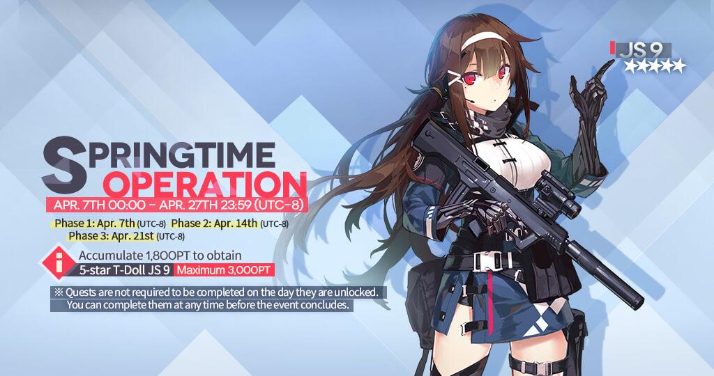Springtime Operation official in-game banner. 