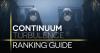 Continuum Turbulence Ranking Guide banner featuring the Black Nytos