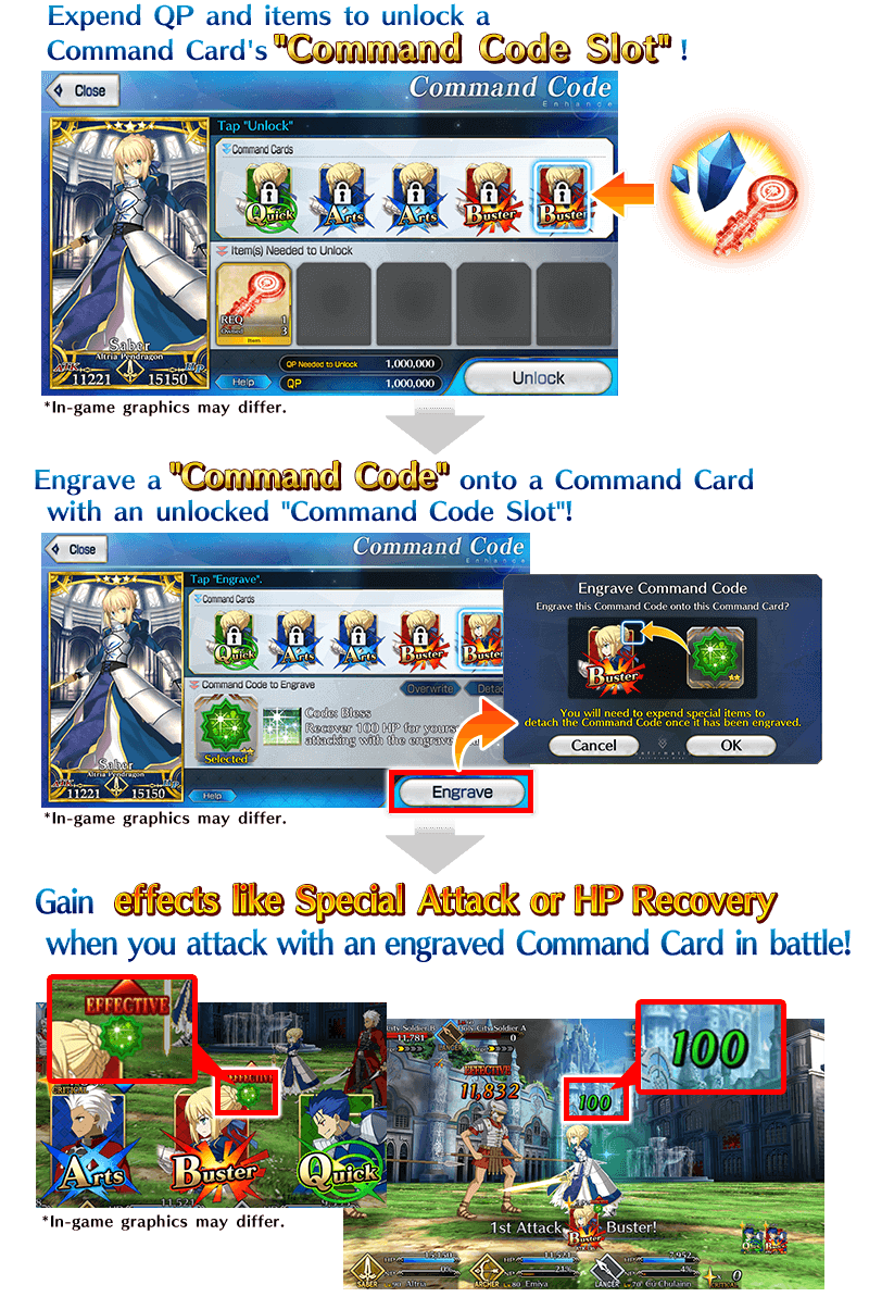 How To Use Command Codes Fate Grand Order Wiki Gamepress