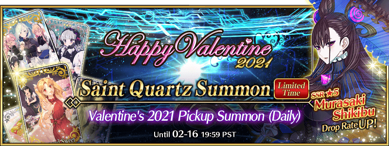 Valentine's 2021 Pickup Summon (Daily)