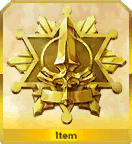 Gold Saber Badge