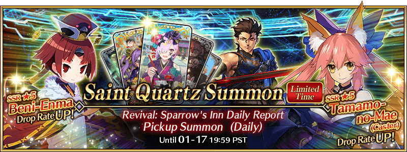Revival: New Year 2021 Event - Sparrow's Inn Daily Report Pickup Summon (Daily)
