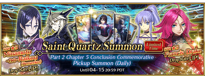 Part 2 Chapter 5 Conclusion Commemorative Pickup Summon (Daily)