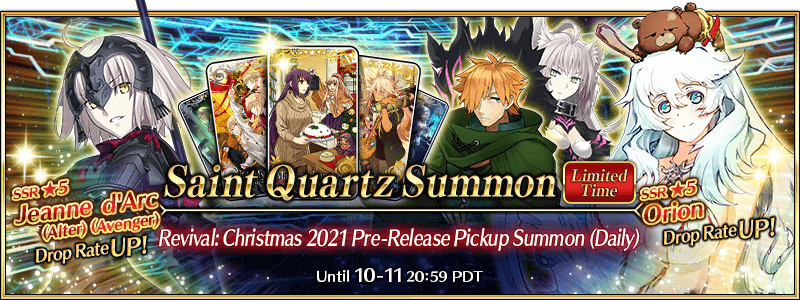Revival: Christmas 2021 Pre-Release Pickup Summon (Daily)