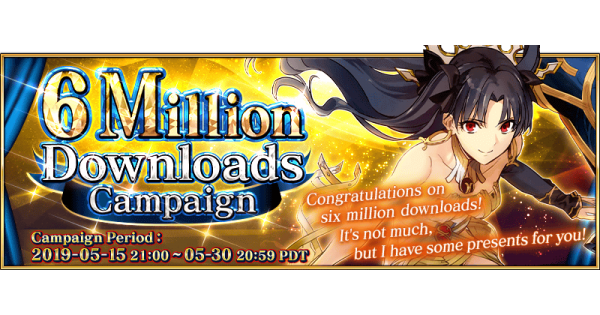 6 Million Downloads Campaign