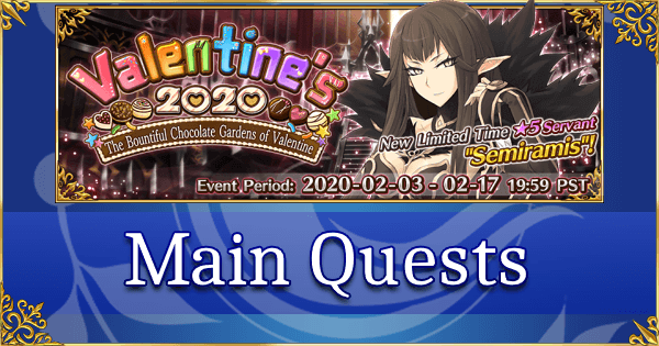 Valentine's 2020 - Main Quests
