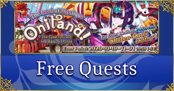 Oniland Halloween 2020 - Free Quests