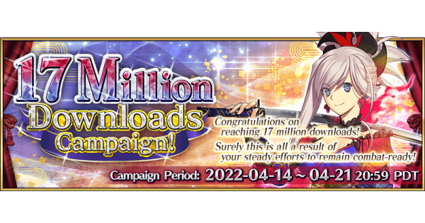 17 Million Downloads Campaign