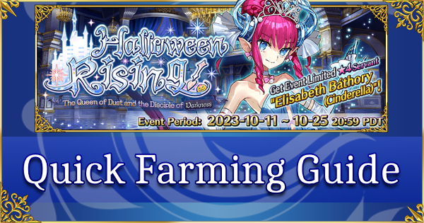 Halloween Rising 2023 - Quick Farming Guide