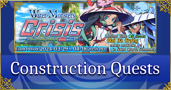 Water Monsters Crisis - Construction Quests