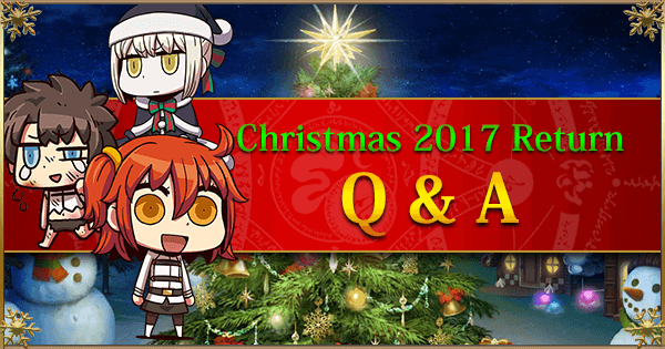 Christmas 2017 Rerun Q&A