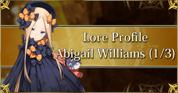 Lore Profile - Abigail Williams