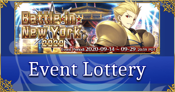 Battle in New York 2020 - Event Lottery