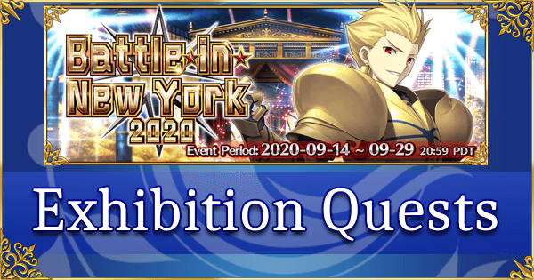Battle in New York 2020 - Exhibition Quests