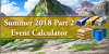 Summer 2018 Part 2 Event Calculator