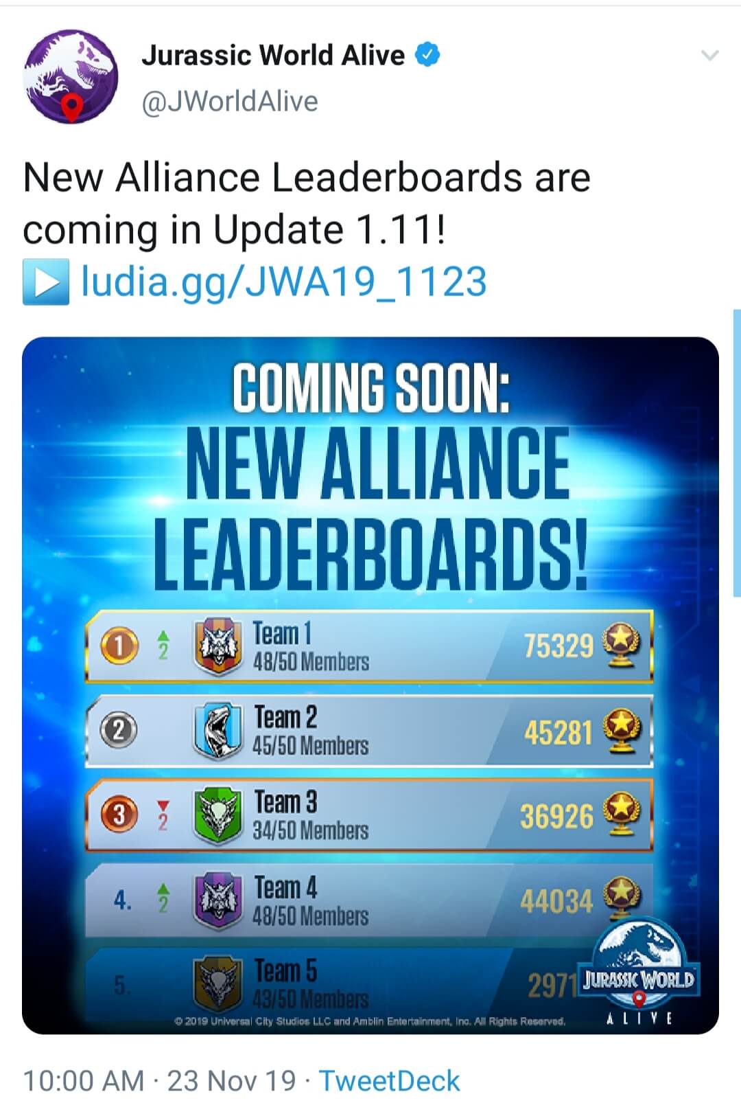 alliance leaderboard teaser