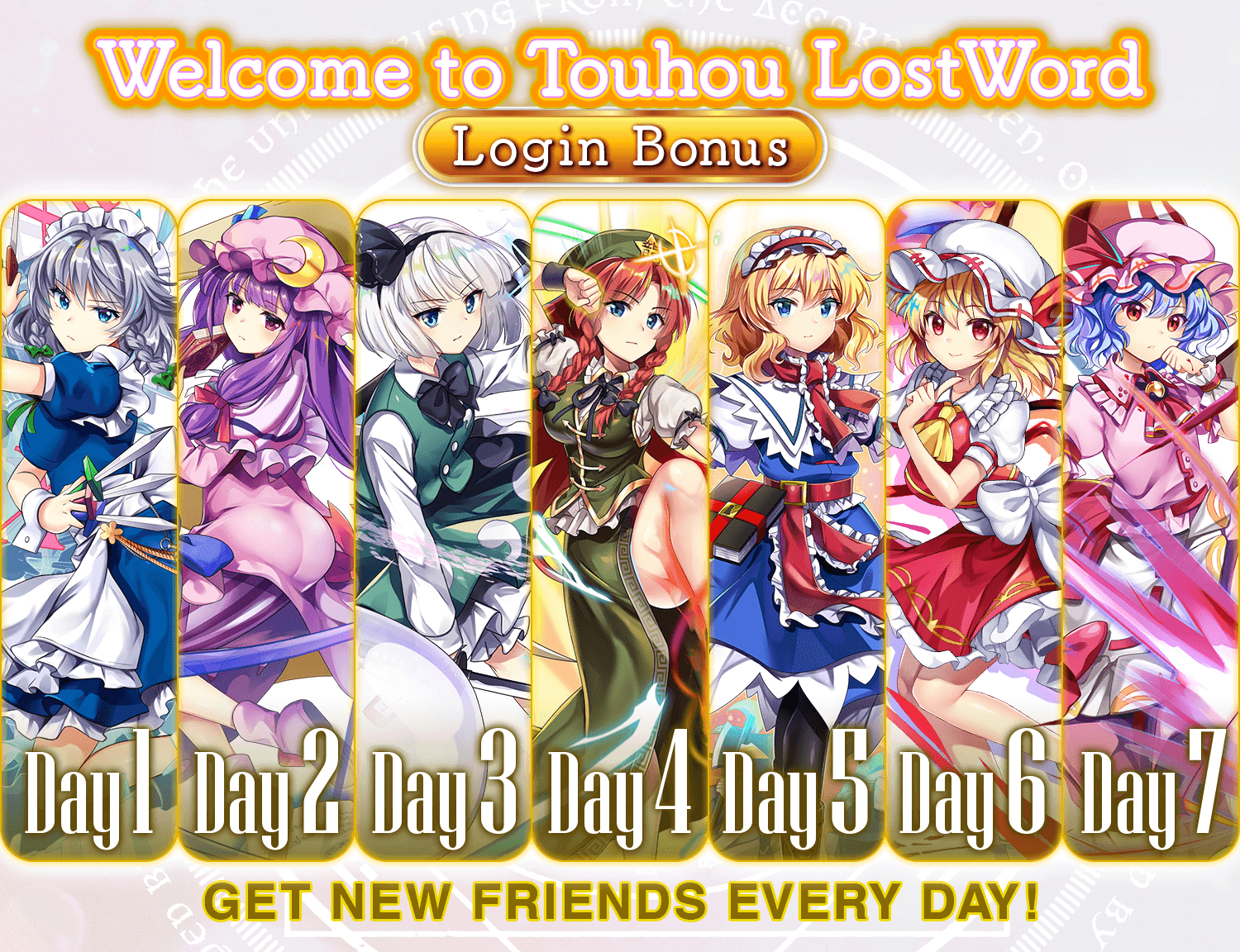 Welcome to Touhou LostWord Login Bonus