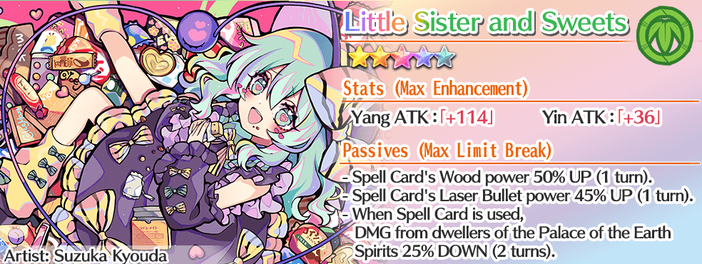 ★5 Story Card "Little Sister and Sweets"
