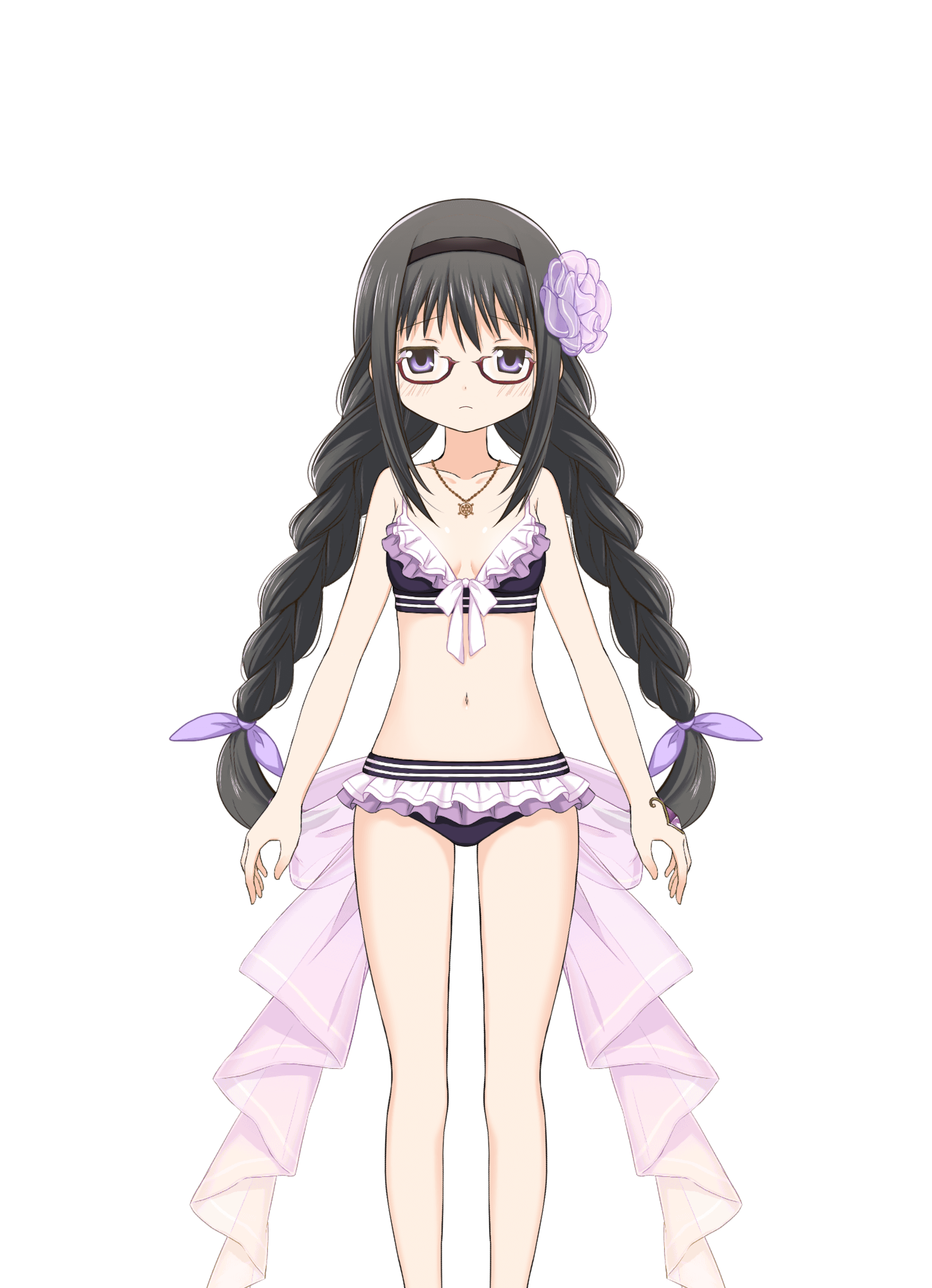 Featured image of post Homura Akemi Swimsuit Figure The figure comes with two changeable hair parts so homura can be displayed with either her normal hair or wearing the red hair ribbon she received from madoka