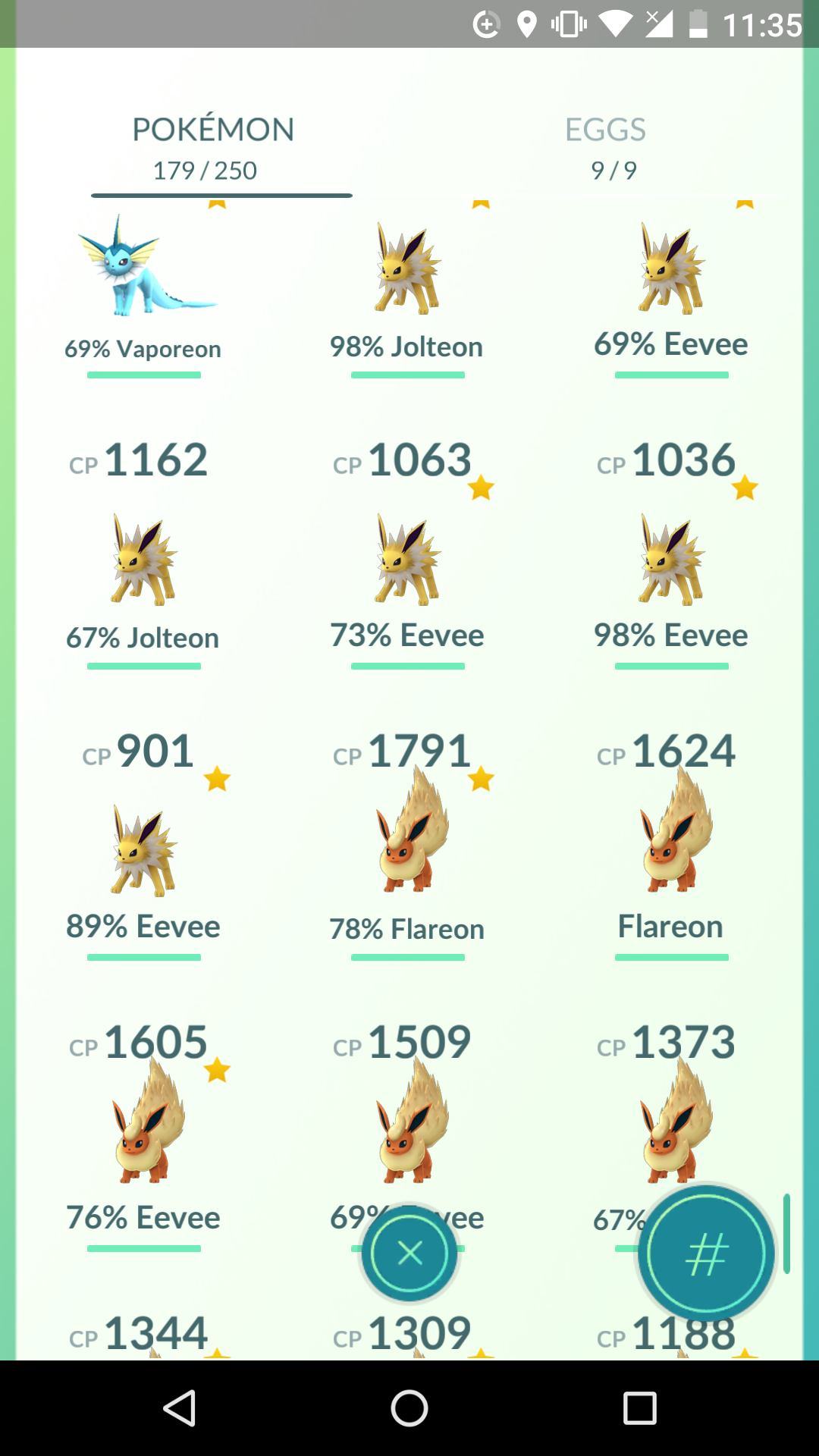 Eevee Evolution Chart With Names