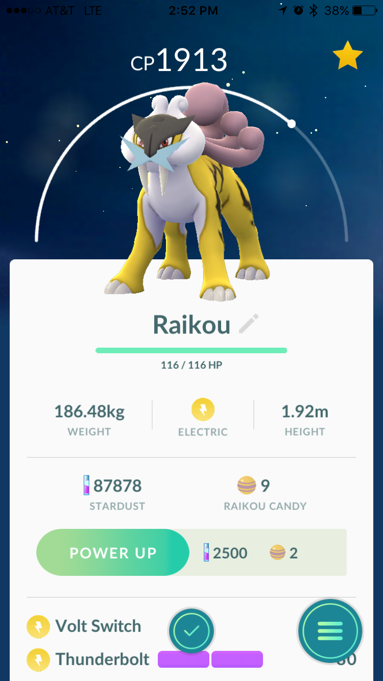 2913 Raikou Should I Max It Out Or Save Rare Candy For Mewto Pokemon Go Wiki Gamepress
