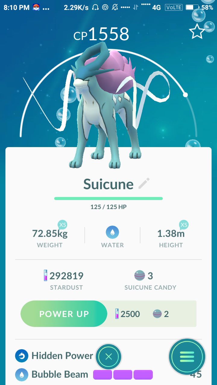 Figuring out Suicune's Hidden Power Type as you beat it : r