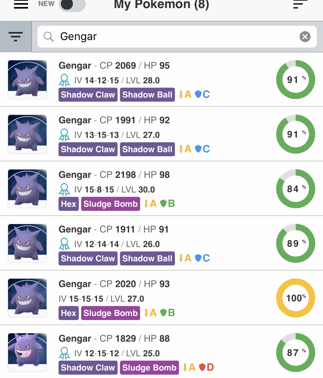 Gengar, Pokémon GO Wiki